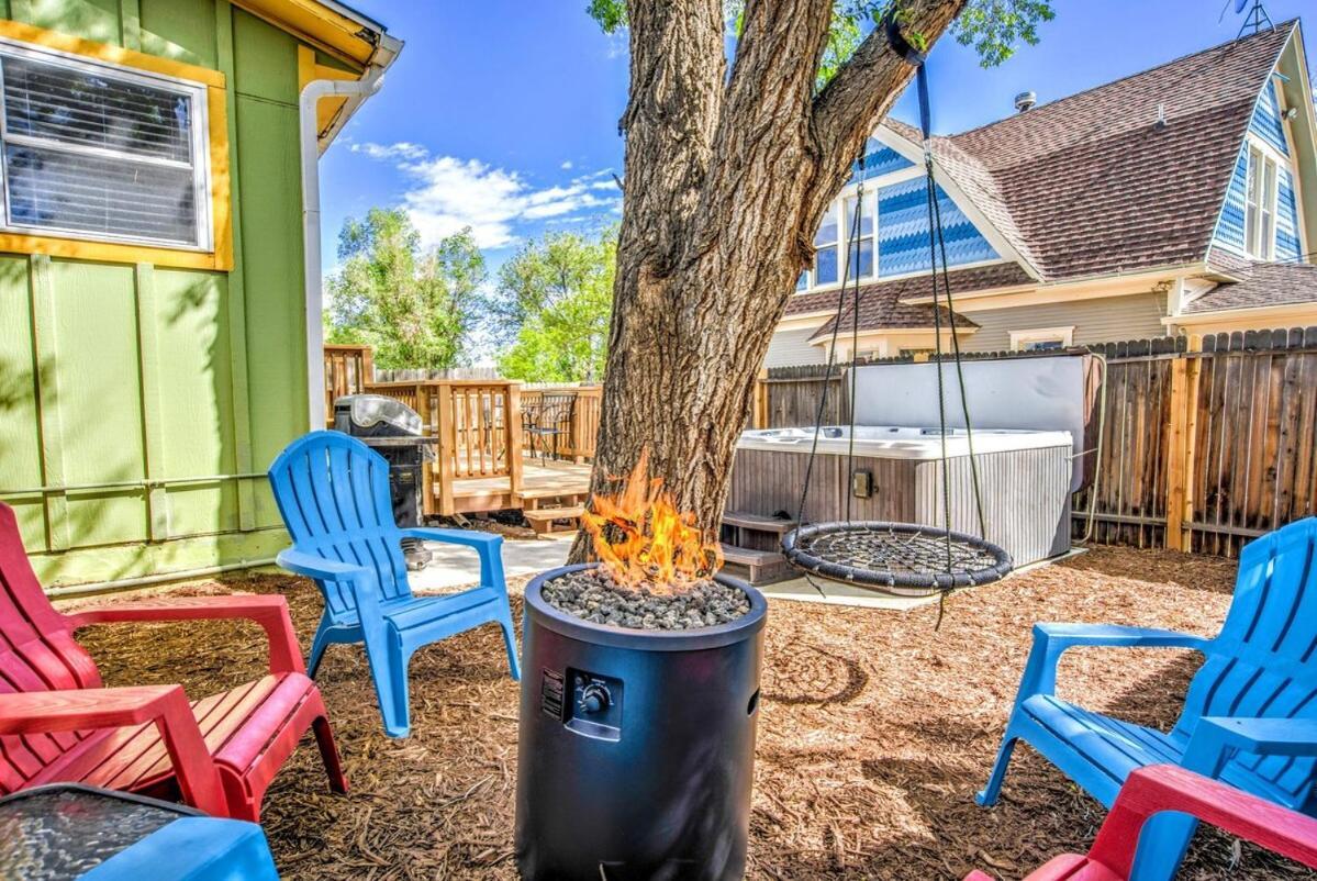 Villa The Vibrant Victorian Hot Tub & Fire Pit In Occ à Colorado Springs Extérieur photo